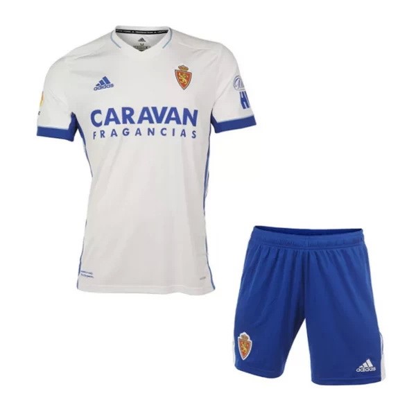 Camiseta Real Zaragoza 1ª Niños 2020/21 Blanco Azul